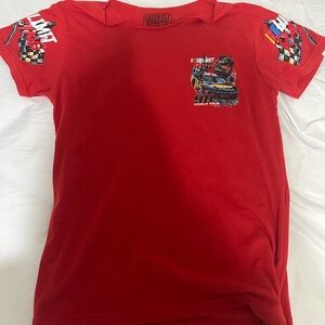 Red Race Car Graphic T-Shirt